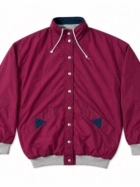 Vintage Current Seen Reversible Color Block Jacket M